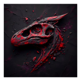 Póster Éons no carvão da Crimson - O gênio do AI