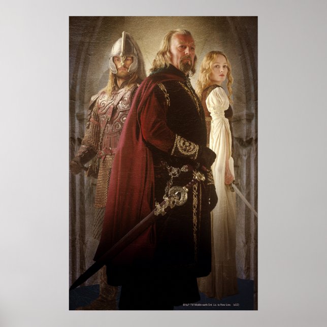 Poster Eowyn e Theoden (Frente)