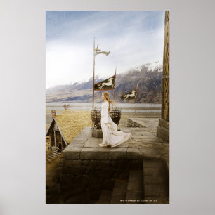 Póster Eowyn em etapas do castelo