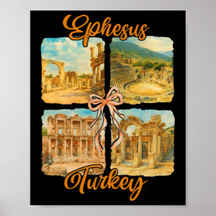 Poster Epheso Turquia Viagem Viagem Coquete Epheso Lem