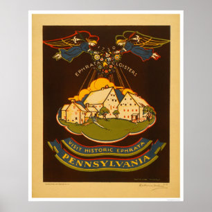 Poster Ephrata Pensilvânia WPA 1938
