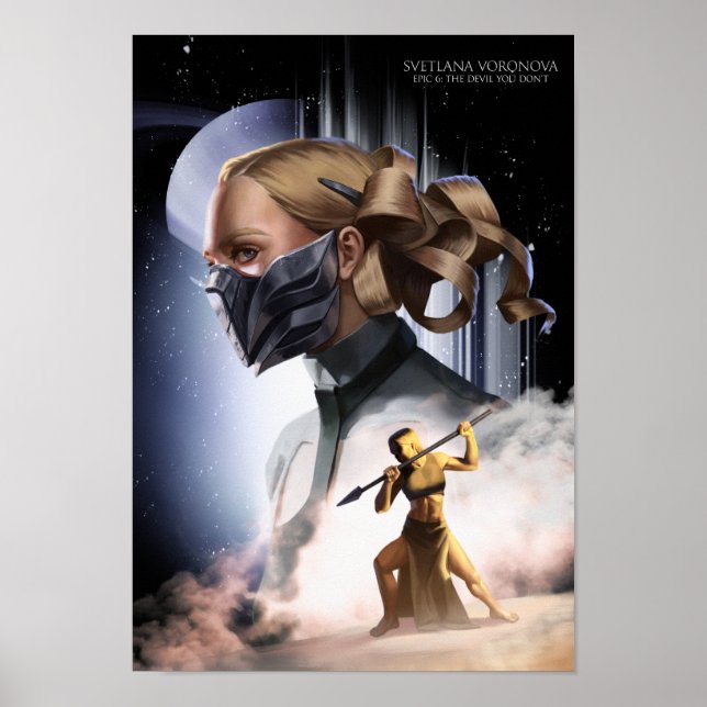 Poster "Epic 6: O Diabo que Você Não Faz" Svetlana Impres (Frente)