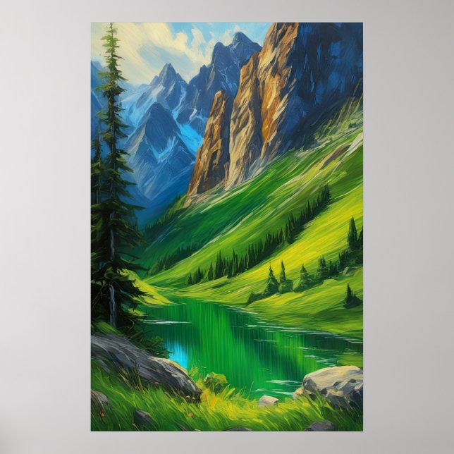 Poster Epic Panorama, dança do Vale Verde (Frente)