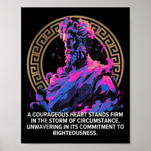 Poster Épica de Filosofia Estática da Grécia Antiga Inspi