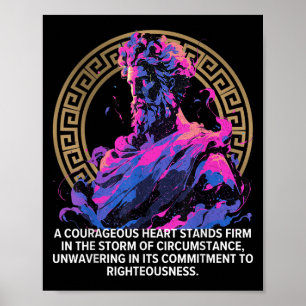 Poster Épica de Filosofia Estática da Grécia Antiga Inspi
