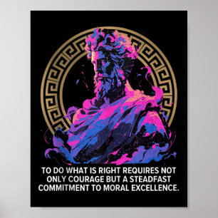 Poster Épica de Filosofia Estática, velha Inspiração Greg