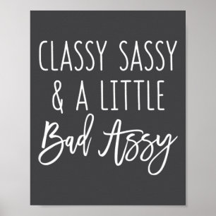Poster Épico Assy Gfit Pouco Dito Classudo Sassy Ruim