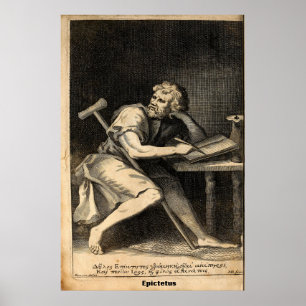 Poster Epictetus / Filósofo Grego /
