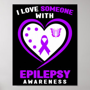 Poster Epilepsia - Adoro Alguém Com Sensibilização Epilep