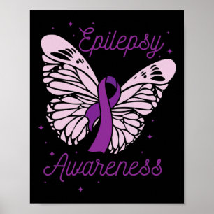 Poster Epilepsia Consciência Mês Folha Roxa Advocate Ep