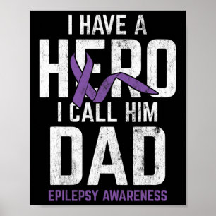 Poster Epilepsia Epilepsia Pai Herói Sensibilização Epile