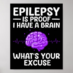 Poster Epilepsia Homens Mulheres Crianças Epilepsia Epile