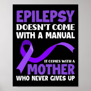 Poster Epilepsia Não Vem Com Manual Consciente da Epileps
