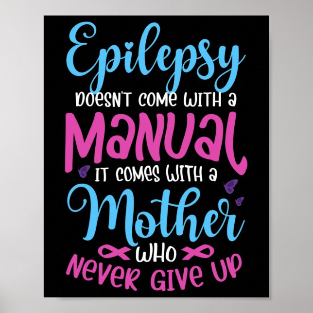 Poster epilepsia não vem com um manual que a Epilepsia fo (Frente)