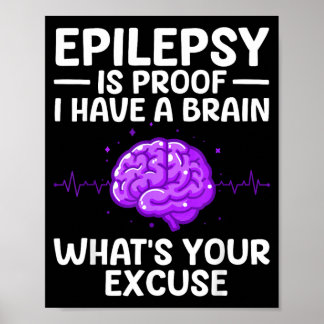 Poster Epilepsia Para Homens Mulheres Crianças Epiléptico