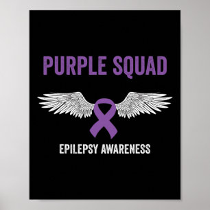 Poster Epilepsia Sensibilização Friso Roxo - Epilepsia At