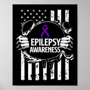 Poster Epilepsia Sensibilização Sobrevivente Guerreiro Ep