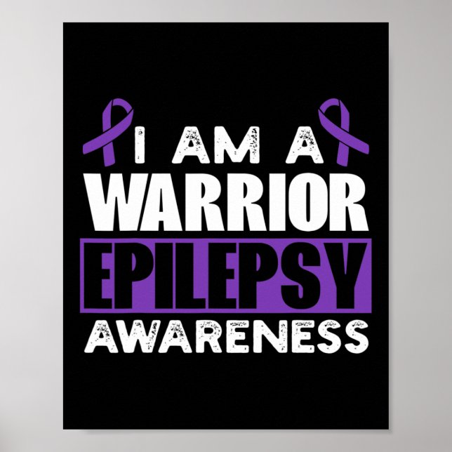 Poster Epilepsia Warritor Epilepsia Perturbação Convulsõe (Frente)