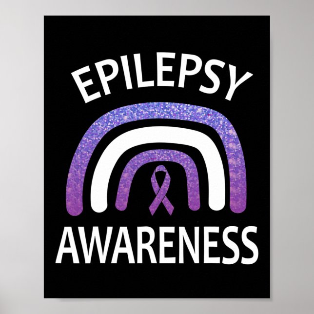 Poster Epilepsy Awareness Survivor And Warrior Support  (Frente)