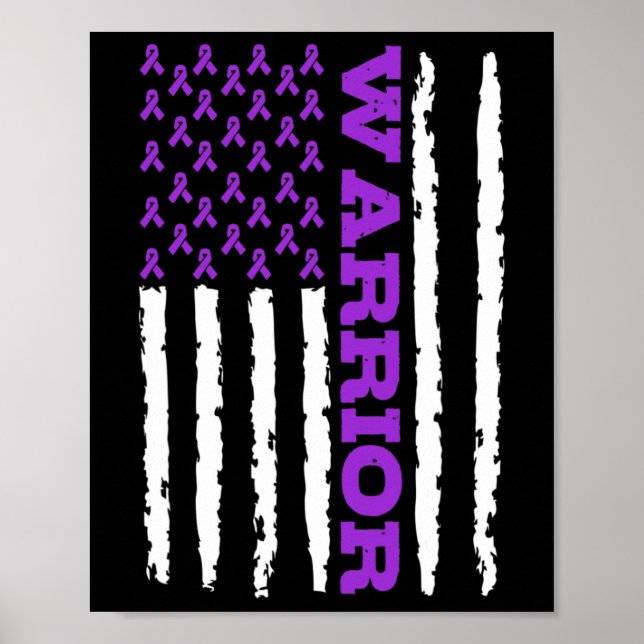 Poster Epilepsy Awareness Warrior  (Frente)