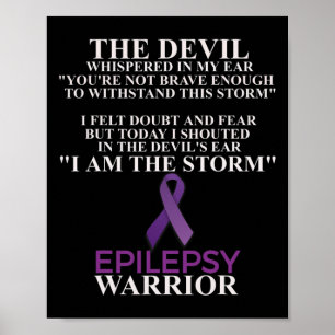 Poster Epilepsy Warrior Sensibence Christian Faith