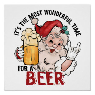 Póster Época Mais Maravilhosa para uma Cerveja
