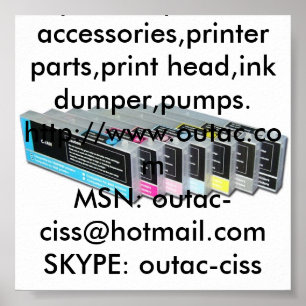 Póster Epson 4450,Epson 4880 Cartucho Reembolsável, etc.