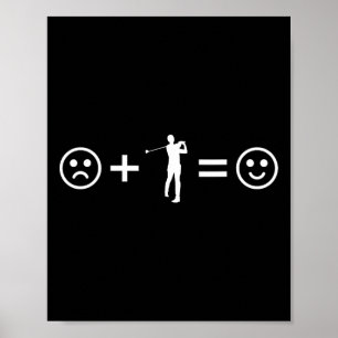 Poster Equação do Rosto Feliz Triste do Jogador Amante de