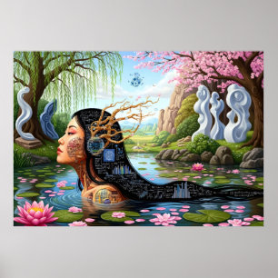 Poster "Equações no Sangue" - Um Retrato Digital