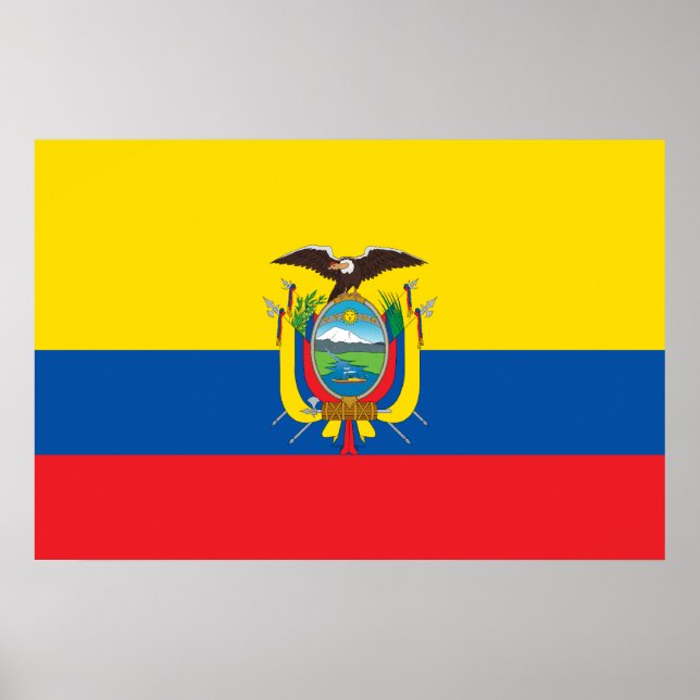Poster Equador, Equador (Frente)