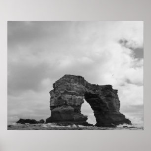 Poster Equador, Ilhas Galápagos, Ilha Darwin, Ondas