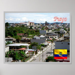Poster Equador - Puerto Francisco de Orellana -