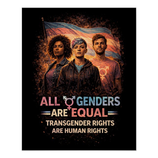 Póster Equal Under Every Flag (Frente)