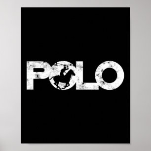 Poster Equestre - Esporte - Anel Horseback Mallet Polo