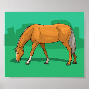 Poster Equídeo do tema Cavalo de Palomino
