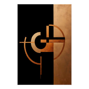 Póster Equilíbrio cromático sentido de harmonia