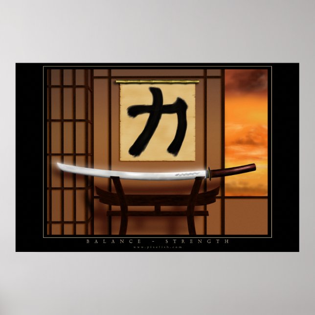 Poster Equilíbrio - Força (Frente)