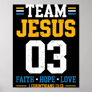 Poster Equipa Jesus nas costas Correspondência Familiar F