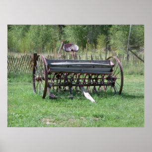 Póster Equipamento agrícola velho