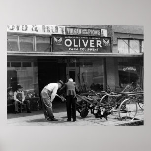 Poster Equipamento de Fazenda Vintage, anos 30