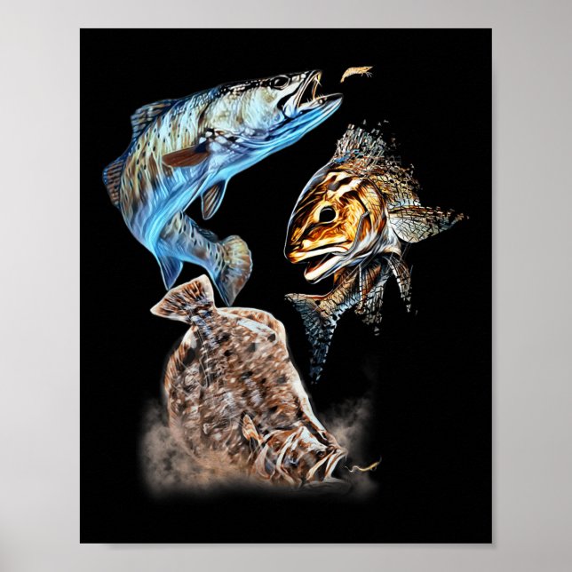 Poster Equipamento de Pesca Texas Slam para Homens, Mulhe (Frente)