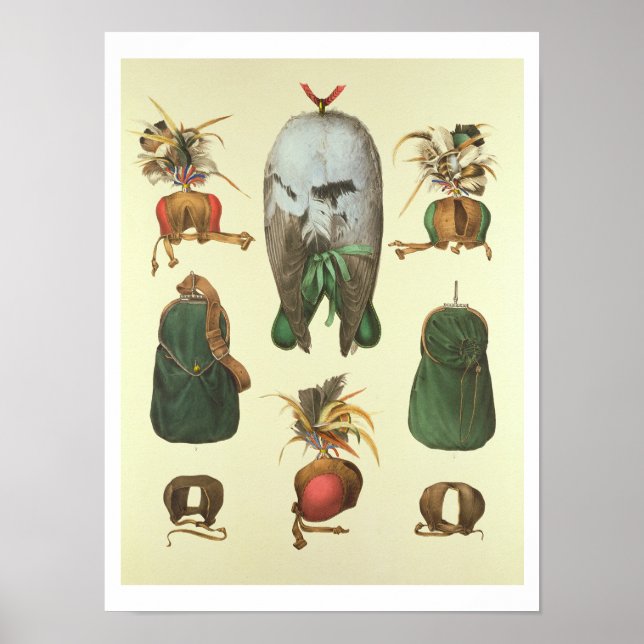 Póster Equipamento para Falconry, de Traite de Fauconneri (Frente)