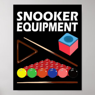 Poster Equipamento Snooker Billiards Jerseys Para Homens 