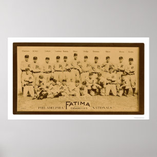 Póster Equipe 1913 dos Philadelphia Phillies