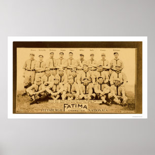 Póster Equipe 1913 dos Pittsburgh Pirates
