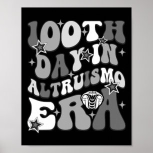 Poster Equipe Altruismo Doadores Feliz 100º Dia De Escola