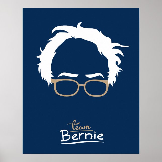 Póster Equipe Bernie - Bernie Sanders para presidente (Frente)