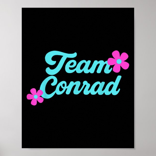 Poster Equipe Conrad Floral (Frente)