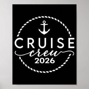 Poster Equipe Cruisin 2026 Cruzeiro Família Amigos Férias