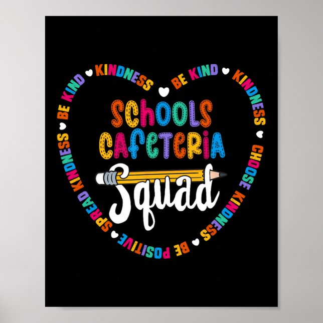 Poster Equipe da Cantina Escolar De Volta à Escola Feliz  (Frente)